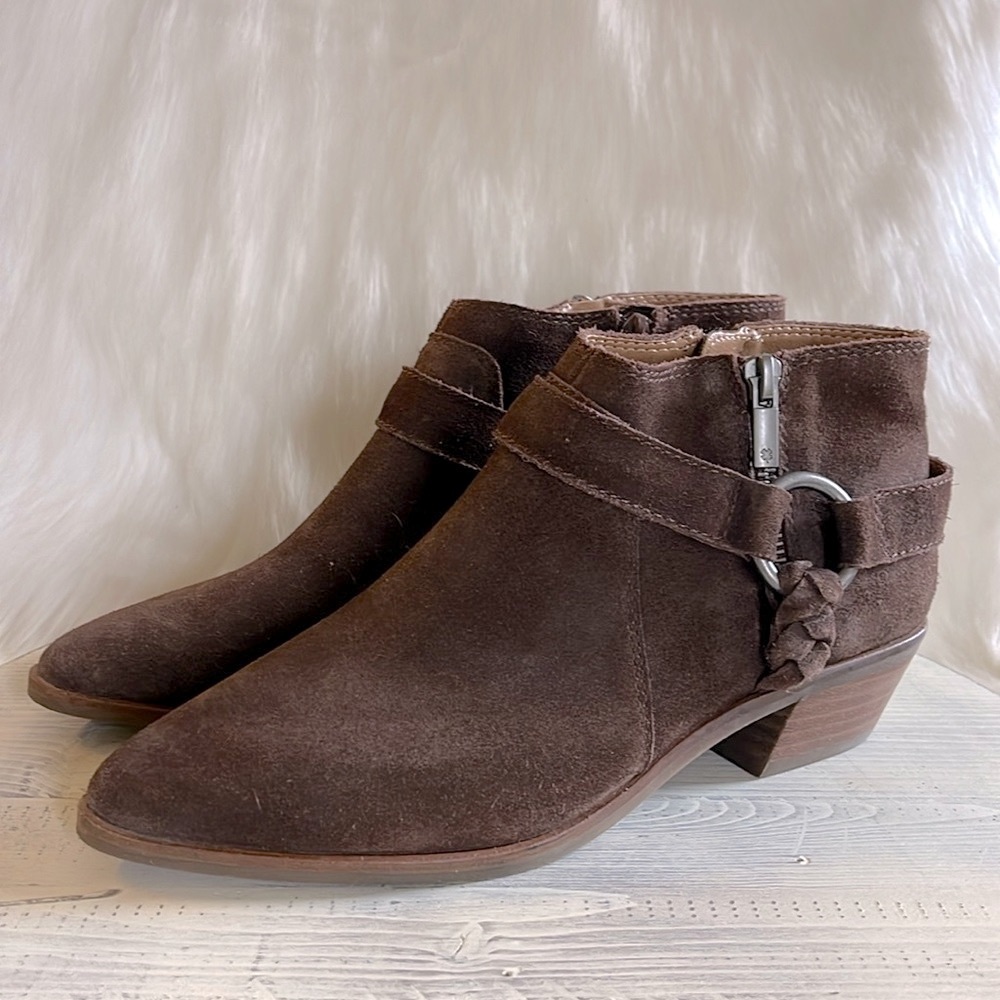 Lucky Brand 🍀 Leather Brown Boots Size 7.5M